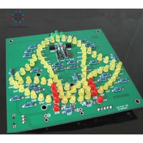 Wobbly Windbell Campanula Fun Electronic DIY Kit Wring 83 LEDs Wind bell 5V 9V 92*89MM LED module