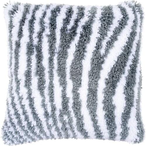 DIY Latch Hook Rug Kits Crocheting Yarn Cushion Carpet Cover Floor Mat Pattern Sewing Needlework for Adults Kids Gift