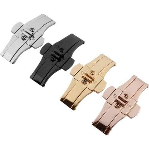 Butterfly Clasp 18*5mm 19*6mm 21*6mm 23*6mm 25*6mm 27*6mm High quality hot -sale stainless steel buckle free shipping