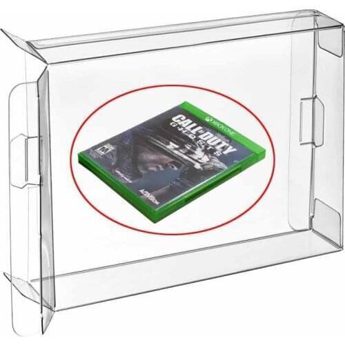 Ruitroliker 10Pcs Clear Protection Case Sleeve CIB for Xbox One Games Cartridge box