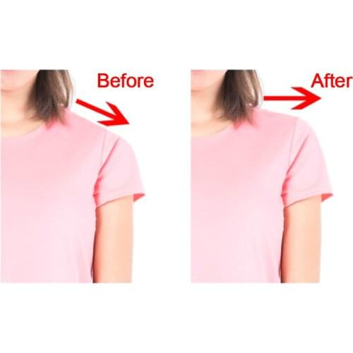 2020 New 1Pair Womens Shoulder Pads Anti-Slip Silicone Self-Adhesive Enhancer