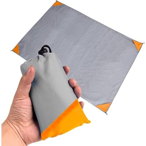 2x2.1m Beach Blanket Waterproof Pocket Beachs Blankets Outdoor Portable Beach Mat Folding Camping Pocket Picnic Mat