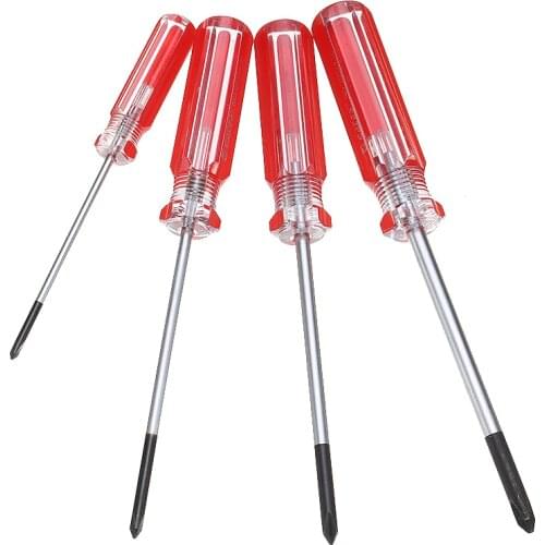 4pcs 3/4/5/6mm Y-shaped Nonslip Grip Steel Screwdriver Magnetic Tri Wing Screwdriver Precision Hand Repair Tool Set