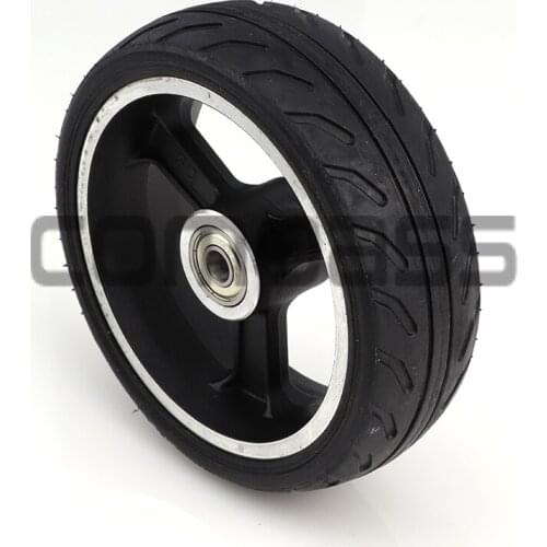 5 inch carbon fiber aluminum alloy aluminum alloy wheel rear wheel assembly rubber wheels suitable for electric scooters