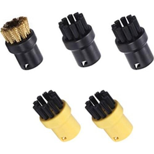 5Pcs Clean Doll Nylon &Brass Brush Nozzle for Karcher SC Series Steam Cleaner SC1 SC2 SC3 SC4 SC5 SC7