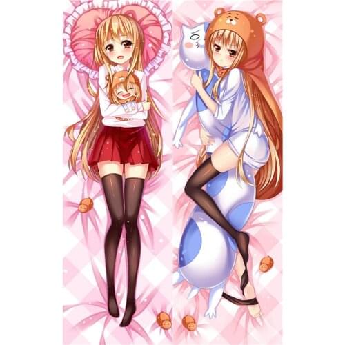 Anime Himouto! Umaru-chan Doma Umaru Pillow Case Cosplay Dakimakura Hugging Body Prop