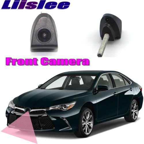 LiisLee Car Front Camera Front Logo Camera DIY Manually Control Channel Front Camera For Toyota Camry XV70 2017 2018