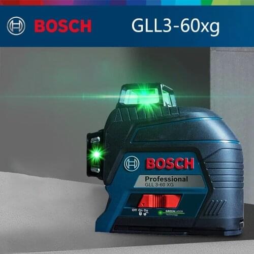 Bosch 12-Lines Green Laser Level GLL3-60XG Laser Level Projection Marking Line For Home Decoration Laser Level Outdoor Available
