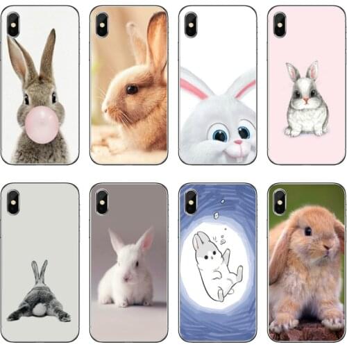 White Baby Rabbits Phone Case Back Cover For Huawei Honor 20 10i 9X 10 Lite 8S 8C 8X 7C 7X 7A 6C Pro 6 6A 6X 5C V10