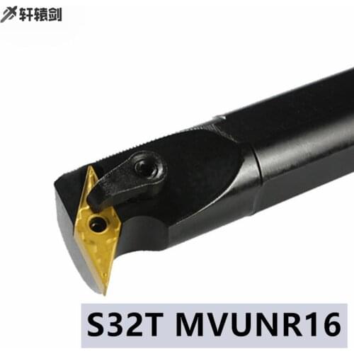 1PC S32T MVUNR16 MVUNL16 Internal Turning Tool Holder Carbide Insert Lathe VNMG160404 CNC Drill Pipe