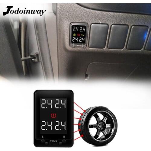 For Toyota Fortuner Hilux 2017 OBD TPMS Tyre Pressure Monitoring System Tire Underinflated Safety Alarm Monitor Tracker