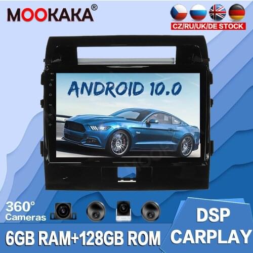 For Toyota Land Cruiser 200 2008 - 2015 Android 10.0 128G Car GPS Navigation Multimedia Player Auto Radio Stereo Head Unit Audio