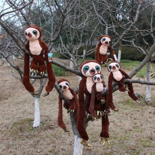 Fancytrader Simulation Sloth Plush Toys Stuffed Animals Long Arms Monkey Doll 50cm 20inch