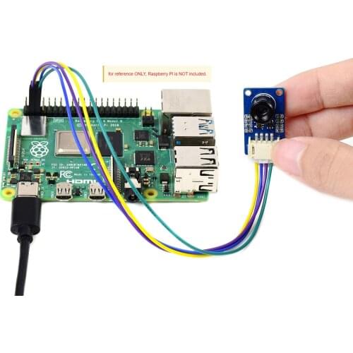 Waveshare MLX90641 IR Array Thermal Imaging Camera, 16×12 Pixels, 55° Field Of View, I2C Interface