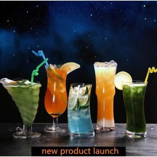 Wedding party creative glass coffee cup coffee cup tea cup transparent thermos glass vase glass cup beer wine glass