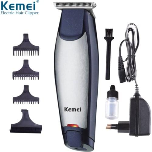 Kemei KM-5021 Mini Rechargeable 3 in 1 Electric Silent Hair Trimmer Clipper Haircut Barber Hair Clipper Adult Haircut Machine