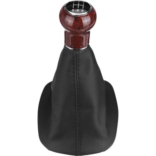 Manual Gear Shift Knob Shifter Lever Gaiter Boot for Passat B5 1998 1999 2000 2001 2002 2003 2004