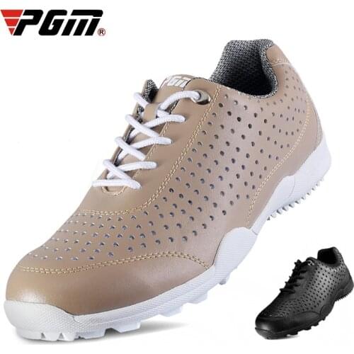 High Quality Pgm Golf Shoes Men Golf Sneaker Waterproof Breathable Sneakers For Men Proffessional Golf Trainer Sneaker