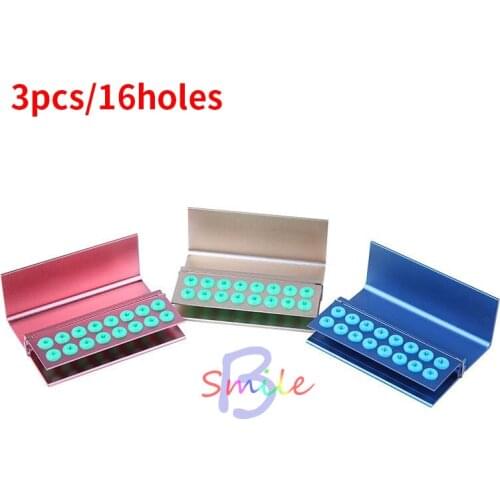 Dental 10 Holes FG RA Bur Case Disinfection Autoclave Holder Block For Dental Clinic Tool