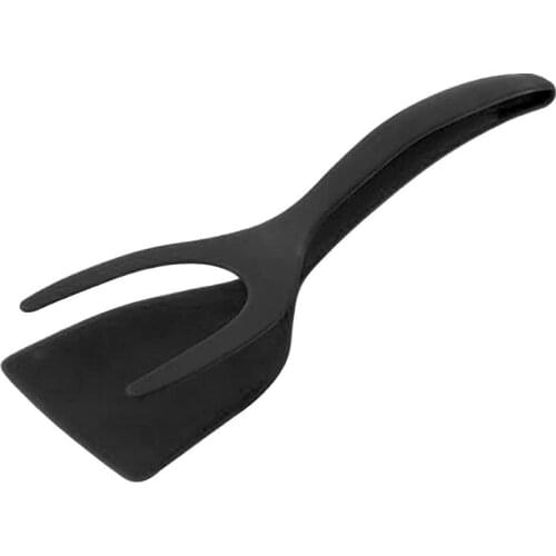 2021 Kitchen Accessories Tools Egg Spatula 2 In 1 Grip And Flip Tongs Fried Egg French Toast Omelet Kitchen Gadget Black Red