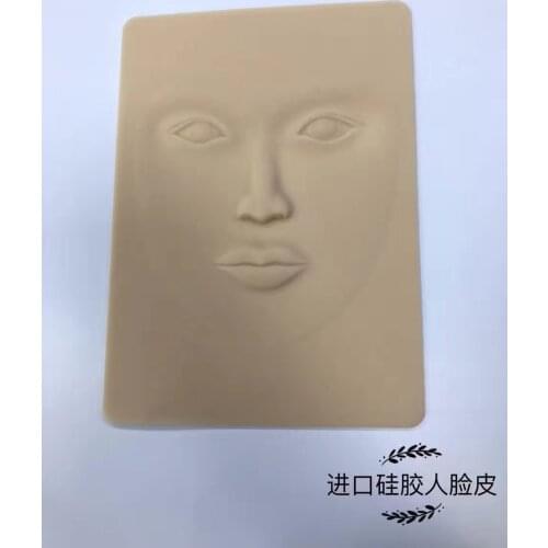 5Pcs New Rubber Soft Permanent Makeup Eyebrow Lip Eyeliner Practice Tattoo Skin 3D Face Make Up Painting