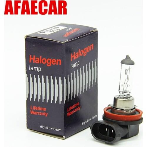 AFAECAR 10pc H11 Warm White Fog Halogen Bulb 55W Car Head Light Lamp 12V Fog Lamp