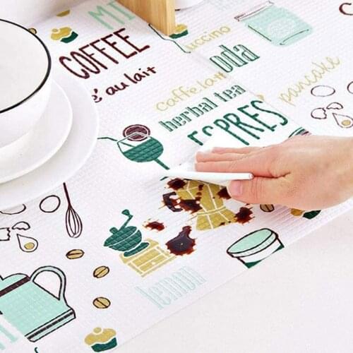 4 Type Household Cutting And Printing Oil Proof And Moisture-proof PVC Pad Sanitary Kitchen For Cabinet Stove