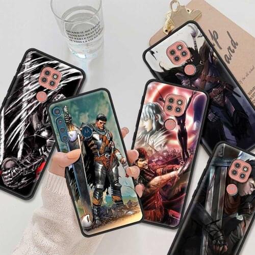 Phone Case For Moto G9 G8 Play Plus G60 G50 G40 G30 Fusion G20 G10 Power one Fusion G8 Power Llte E6S Caso Tpu Berserk Gutsy