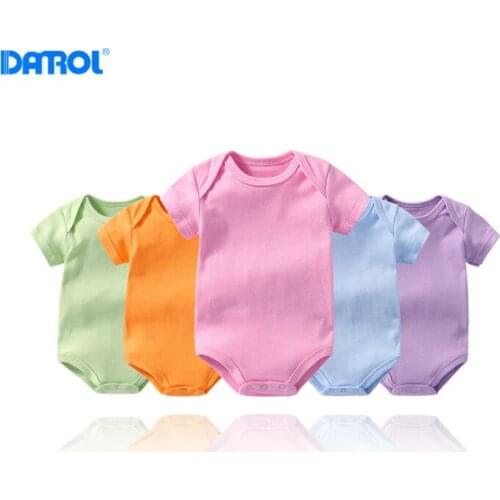 Боди с коротким рукавом для малышек DANROL China At AliExpress