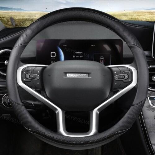 Car Steering Wheel Cover For Great Wall Haval Hover H1 H4 F7X H6 H7 H9 F5 F7 H2S Coupe 2017 2018 2019 2020 Auto Accessories