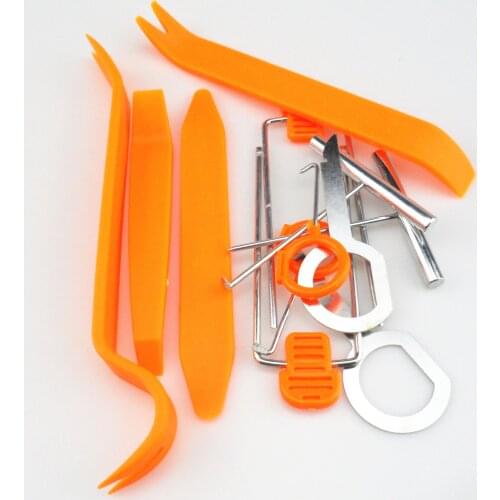 12 pieces of car door clamp panel radio removal tool for volvo xc90/xc60/2016 s60 s40 s80 v70 V40 v50 V60 xc70 Jeep