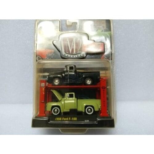 M2 machines 1/64 1956 Ford F-100 Diecast Collection of Die-casting Simulation Alloy Model Car Children Toys