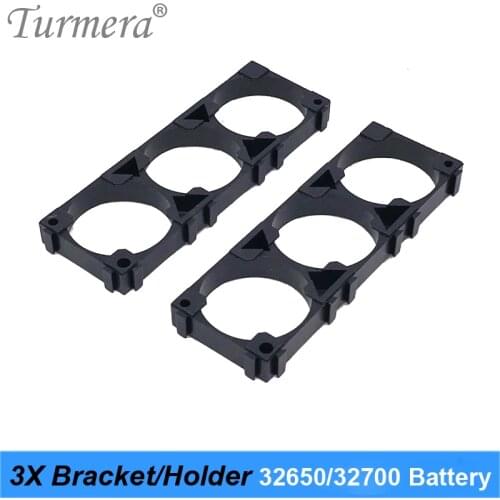 Turmera 3X 32650 32700 Lifepo4 Battery Bracket Holder 3X Safety Anti Vibration Plastic Bracket For 12V 36V battery pack 2pieces