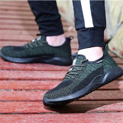 Steel Cap Shoes Big Size 48 Slip Resistant Shoes for Womens Work Shoes Sneakers Men Safty Shoes Fashion Zapato Industrial Hombre