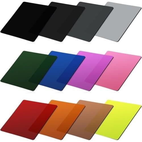 Square Color Filter full/Gradual Yellow green red orange blue pink purple brown nd2/4/8/16 sunset for Cokin P Series camera lens
