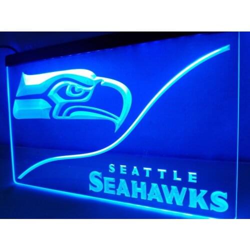 LD512- Seattle Football LED Neon Light Sign home decor crafts