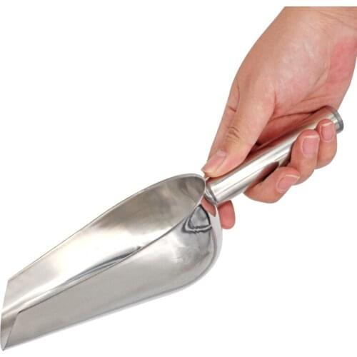 Stainless Steel Ice Scraper Shovel Multifunction Pet Animals Food Shovel Pet Poultry Feeding supplies