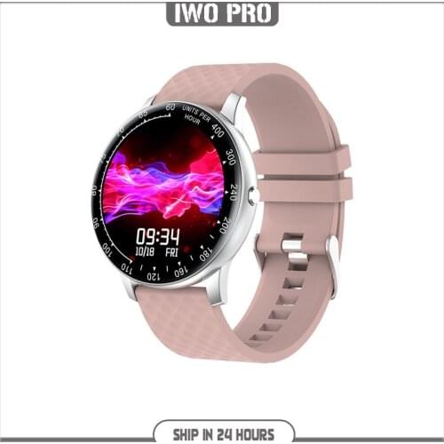 H30 Custom Dial Smart Watch 2020 Men Women Round full touch screen 1.3 Inch IP68 Waterproof SmartWatch for Android IOS Phone