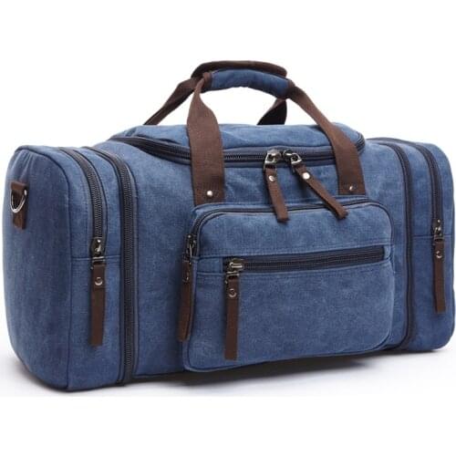New Fashion Outdoor Travel Bag Portable Canvas Messenger Backpack Trend Large Capacity Leisure Shoulder Bag for Men