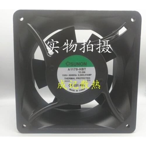 SUNON A1179-HBT AC 220V 110V 176x176x89mm Server Cooling Fan