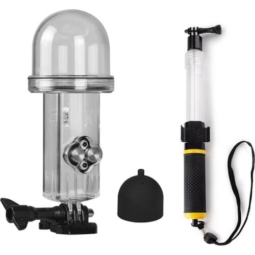 Waterproof Case Diving Protective Shell Handheld Floating Buoyancy Rod Selfie stick Kit For DJI OSMO Pocket Camera Accessories