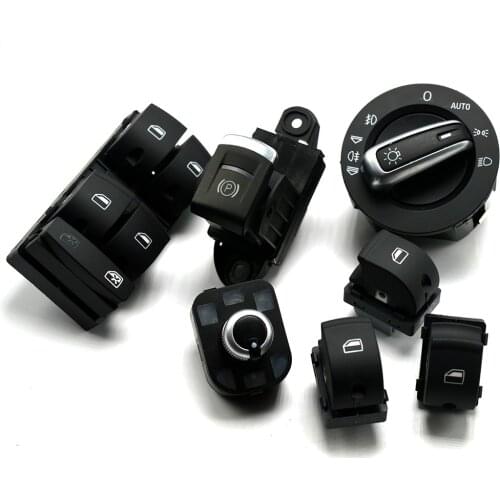 Fast shipping New headlight mirror window parking switch For AUDI A6 S6 C6 RS6 Allroad A3 Q7 4F0959565 4F0959855 4F1927225C