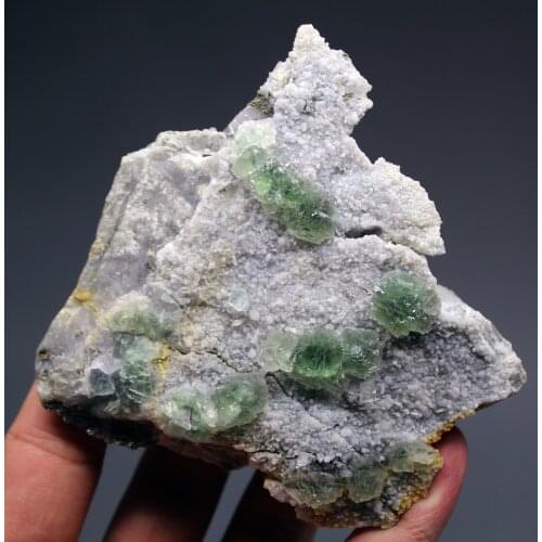 241g Natural rare Stepped green fluorite mineral specimens Stones and crystals Healing crystal