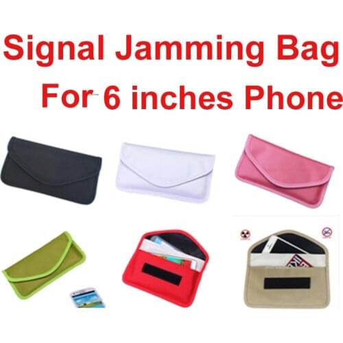 50pcs Anti-Scan Card Sleeve bag ok for 6" phone with function of signal isolator bag radiation protection jammer bag anti scan