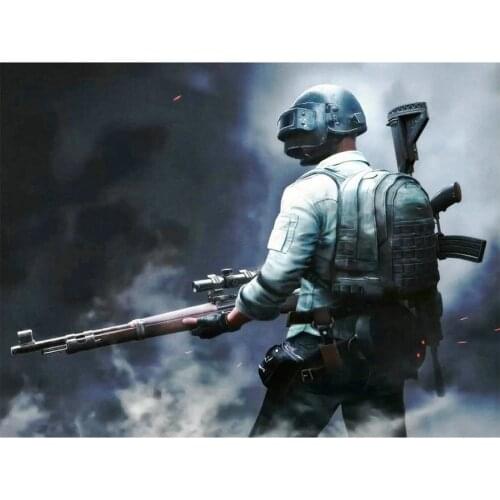 5d diamond painting warrior gun full square diamond mosaic crafts embroidery home decoration