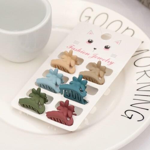 6pcs New Small Plastic hair clamp clips bangs clip Hair Barrettes hairpins acsesorios para el cabello girls hair accessories