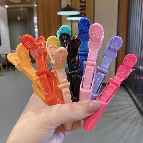 9/6/1pcs/lot Plastic Hair Clip Hairdressing Clamps Claw Section Alligator Clip Barber For Salon Styling Hair Accessories Hairpin