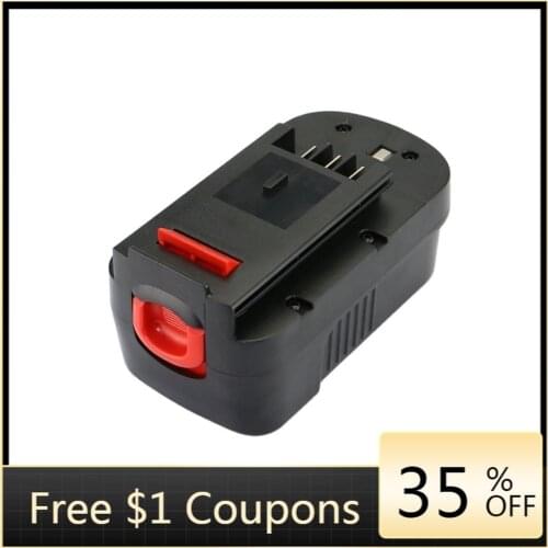 Ockered 18V 3000mah Rechargeable Battery for Black&Decker HPB18 A1718 A18NH FS1800CS FS1800D FS1800D-2 FS1800ID FS1800JS FS1800S