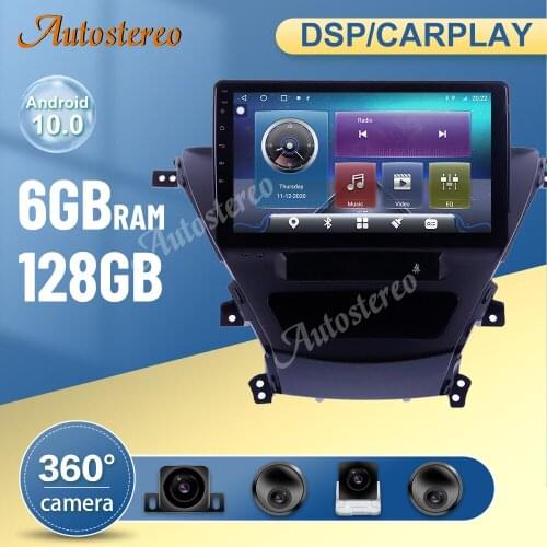Android 10 Car GPS Navigation For Hyundai Elantra 2014-2016 Auto Stereo HeadUnit Multimedia Player Radio Tape Recorder Music DSP