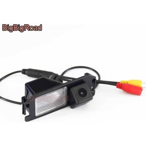 BigBigRoad Car Rear View Parking Camera For Kia Soul For Hyundai Coupe S3 Tuscani Tiburon / HB20 HB20X Solaris Verna Hatchback